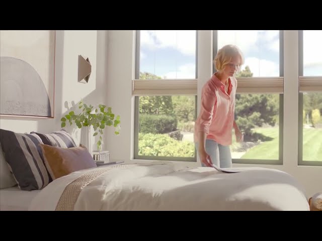 Bumble Bee Blinds of Austin | Graber Cellular Shades with Motorized Bottom-Up/Top-Down