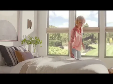 Bumble Bee Blinds of Austin | Graber Cellular Shades with Motorized Bottom-Up/Top-Down