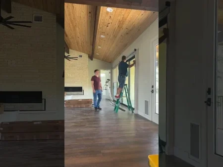 Timelapse: Motorized Roller Shade Installation in Minutes! | Bumble Bee Blinds of Austin
