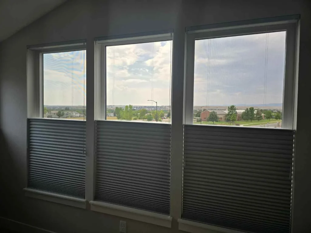 Blackout Honeycomb Shades for a Broomfield CO Primary Bedroom | Bumble Bee Blinds of Boulder