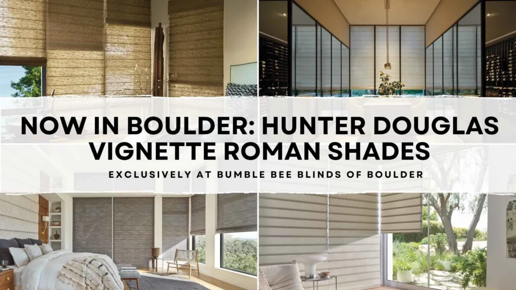 Hunter Douglas Vignette Roman Shades in Denver CO