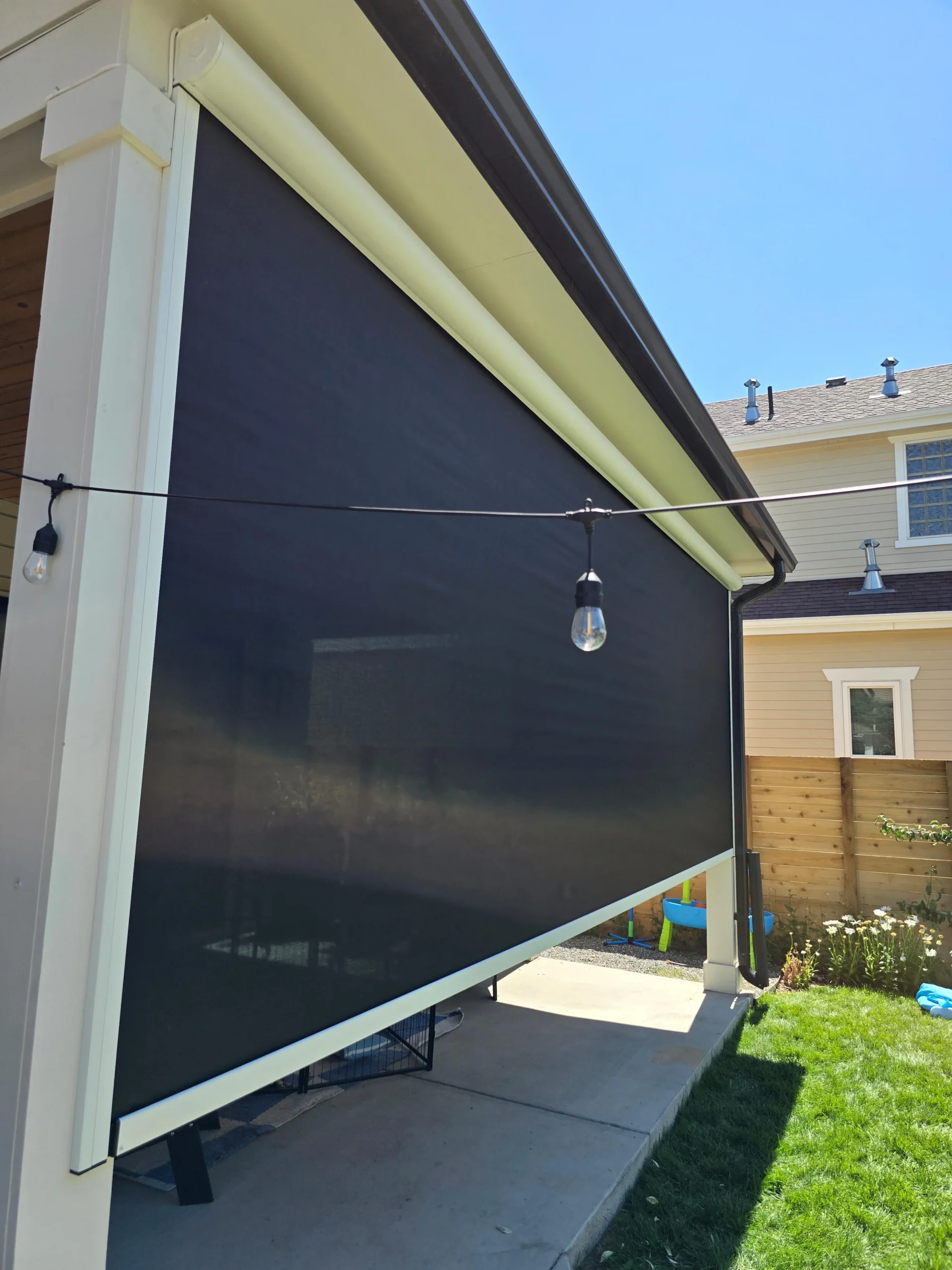 outdoor shade in boulder for windy patio