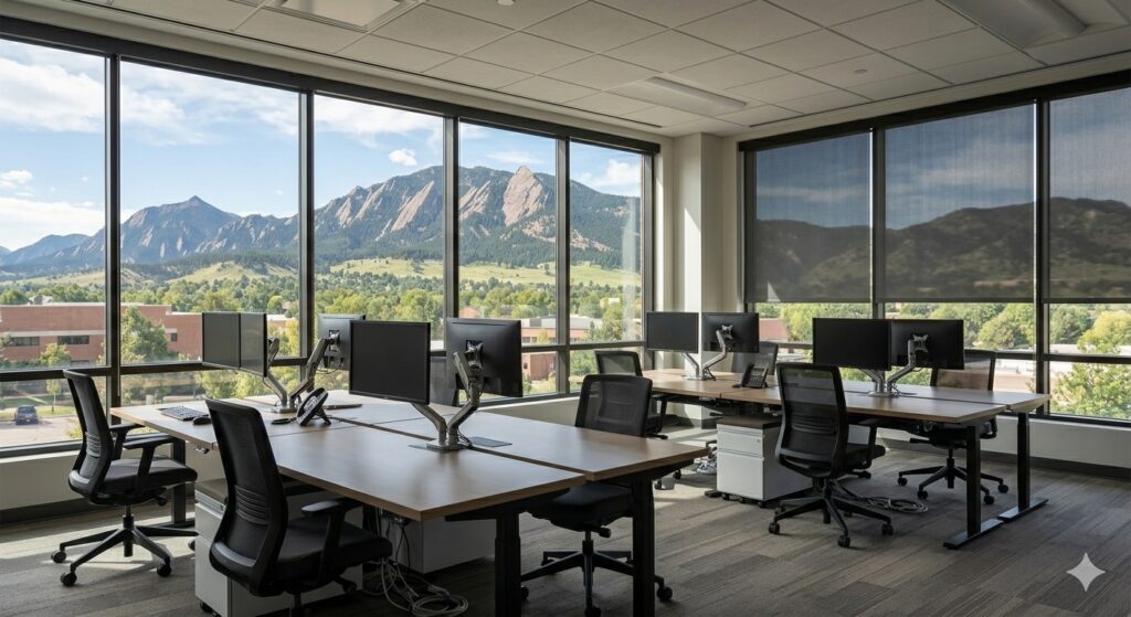 How Do Window Treatments Impact Employee Wellbeing in Boulder Workspaces?