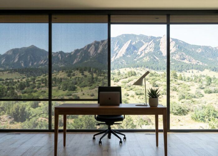 solar shades for home office in louisville co