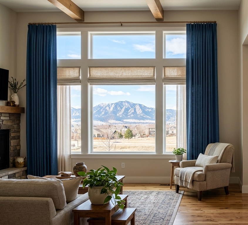 How Do I Choose the Right Window Coverings for Each Room in My Broomfield Home?
