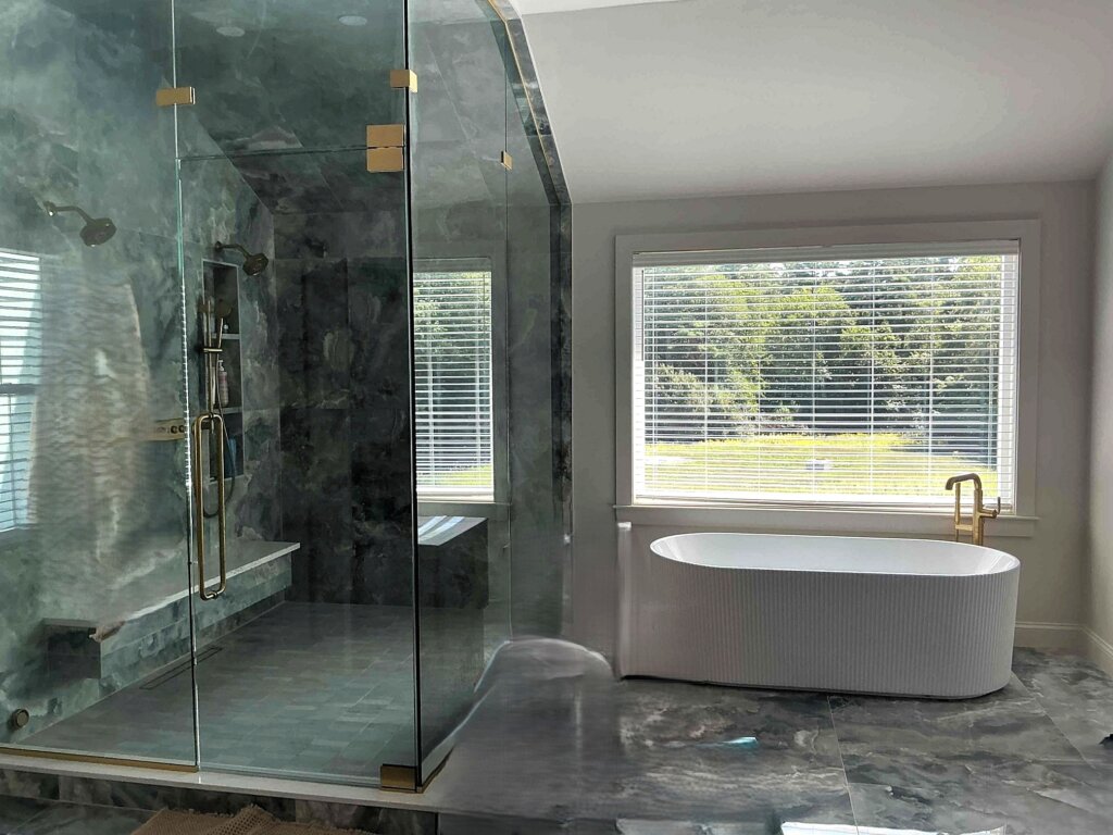 Custom Window Treatments Transform a Home at Cervelli Farm Estates in Hanover, MA