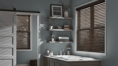 Real wood blinds in Timnath, Colorado