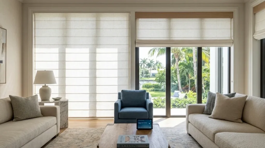 Roman Shades in Boca Raton | Bumble Bee Blinds of Coral Springs