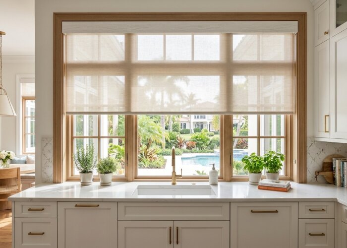 professional window treatments for kitchen in boca raton