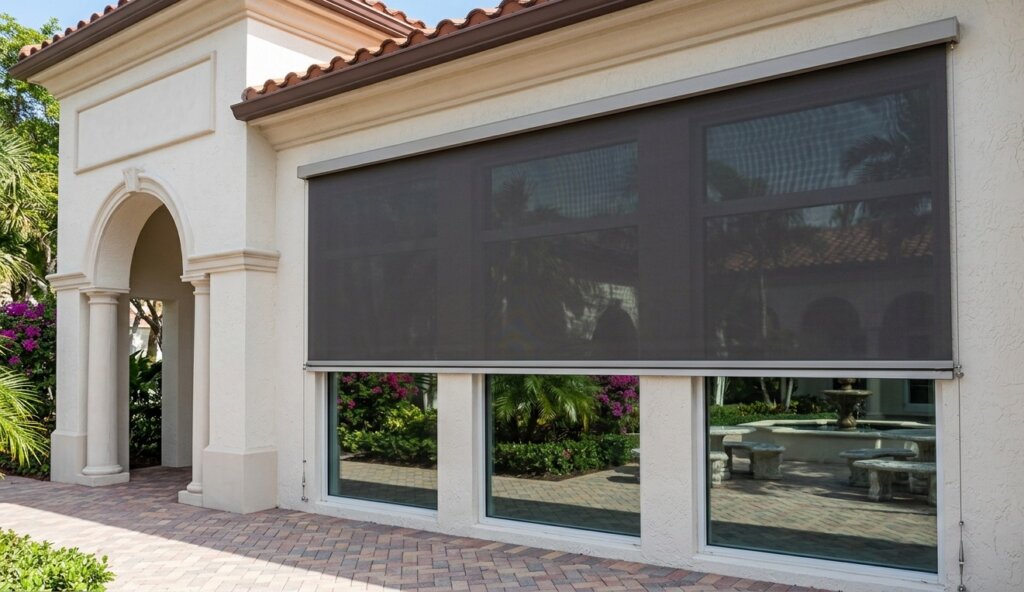 How Can Exterior Solar Shades Reduce Cooling Costs for Boca Raton Businesses?