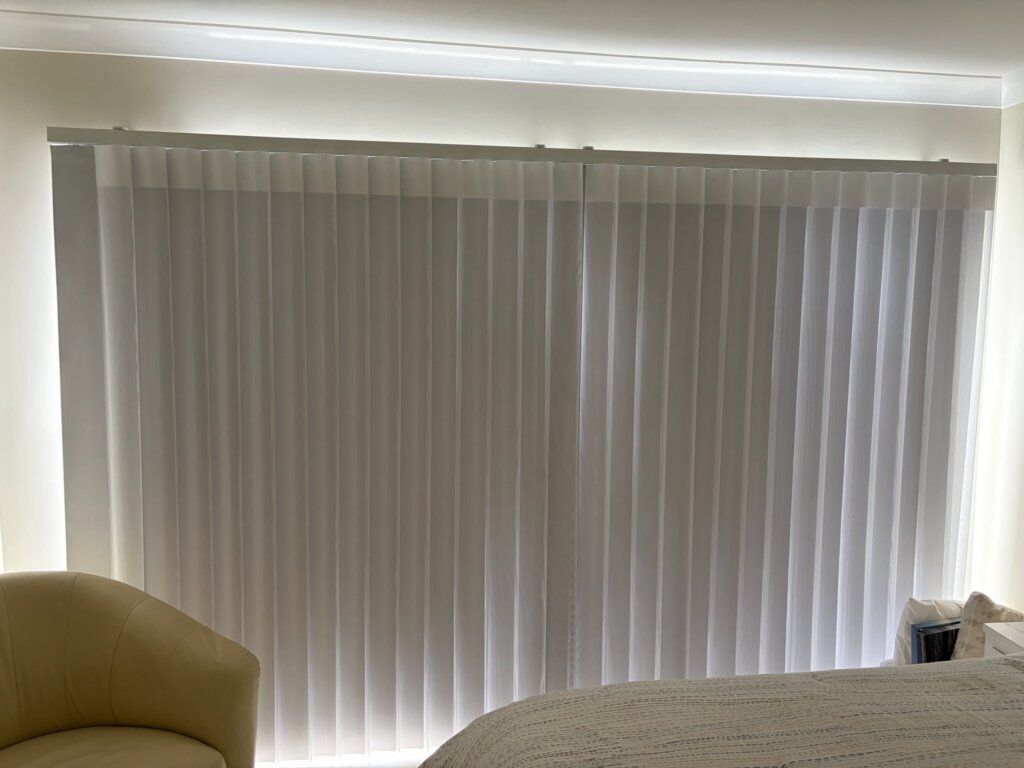 Smart Drapery panel track for boca raton sliding door