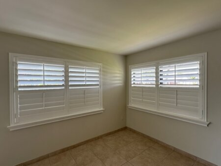 Shutters for wide window in boca raton