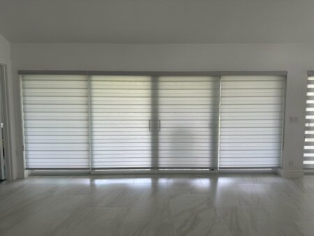 banded shades for wide doors in boca raton fl