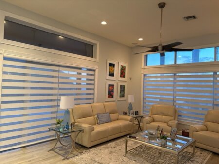 modern banded shades in boca raton fl