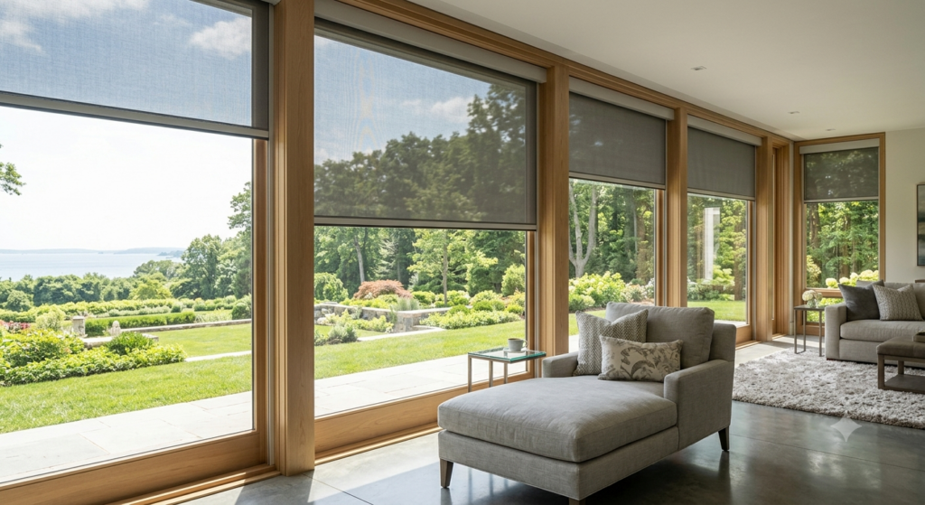 Why Solar Shades Are Perfect for Homes with Beautiful Views in Fairfield County, CT