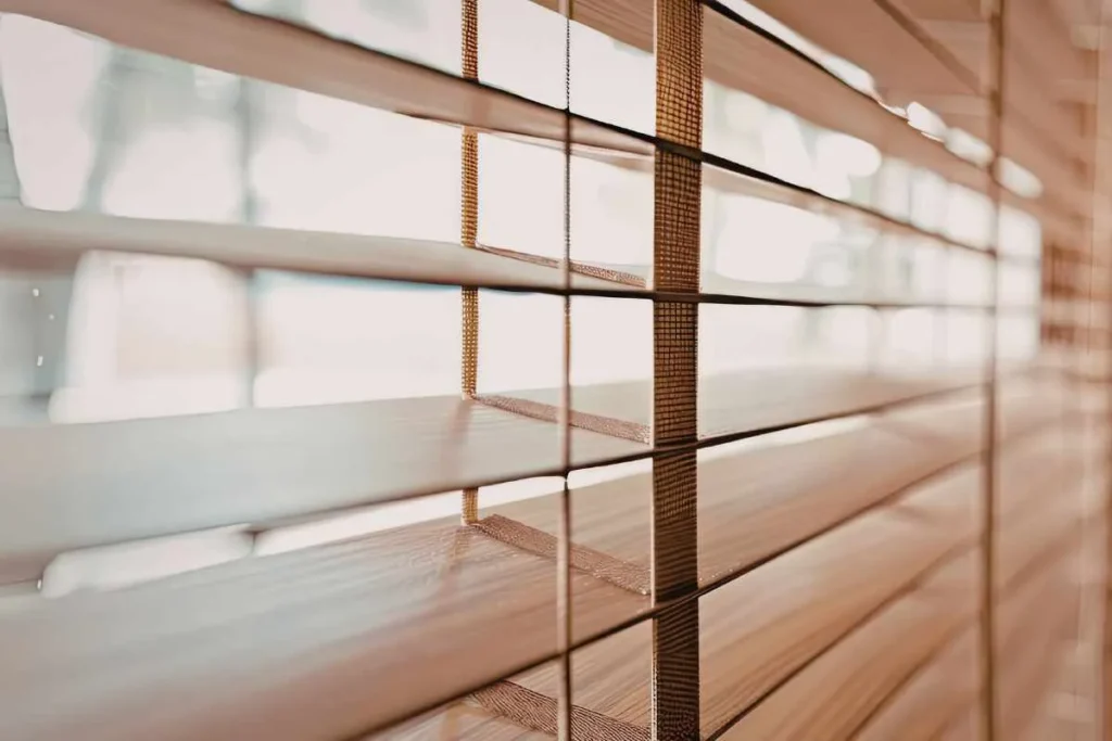 Motorized wood blinds for homes in Farmers Branch and Dallas