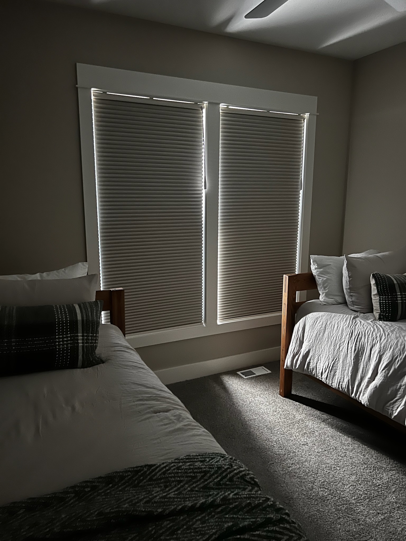 Motorized Honeycomb Blackout Shades