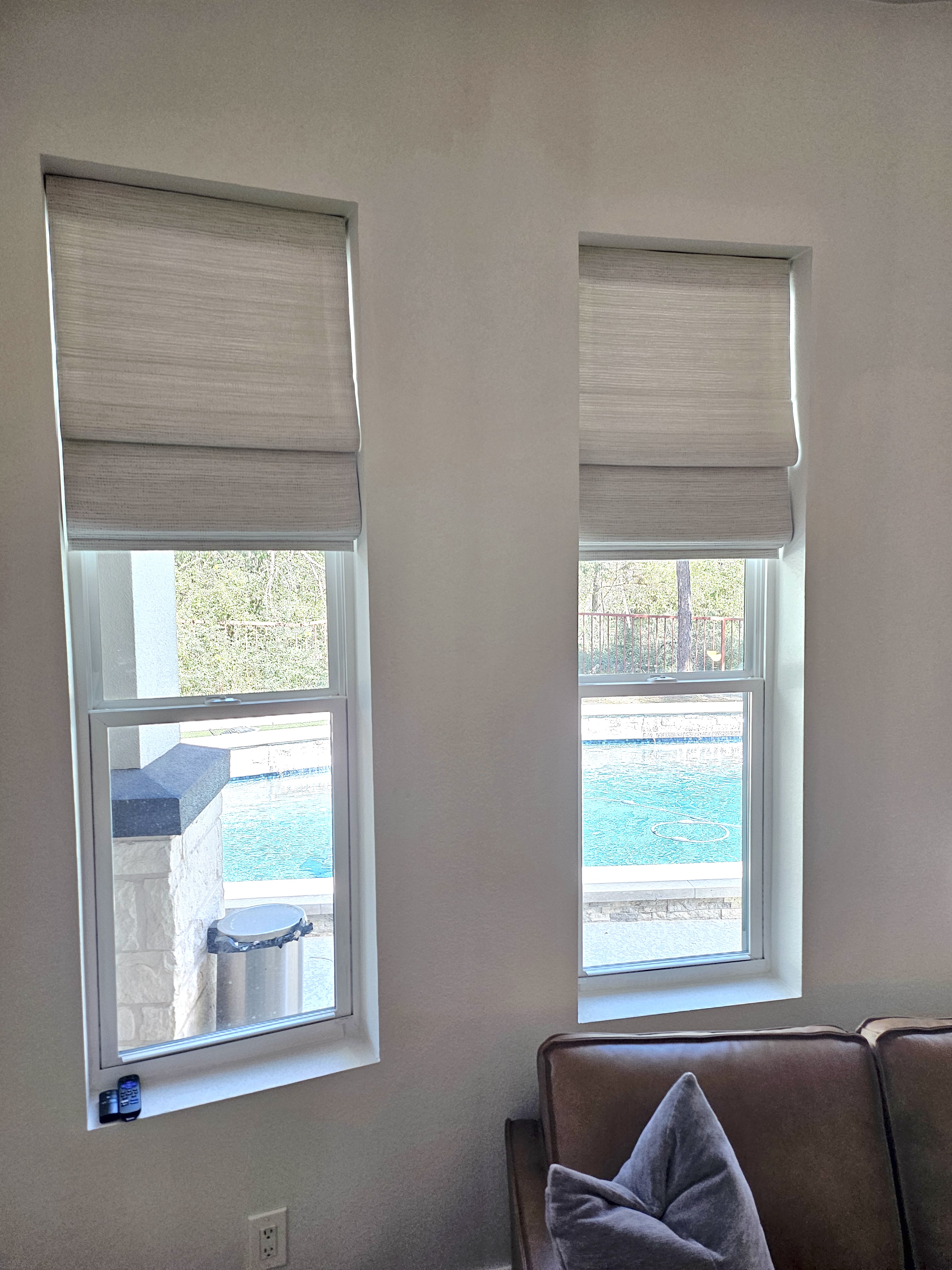 Framing the View with Fabric Shades