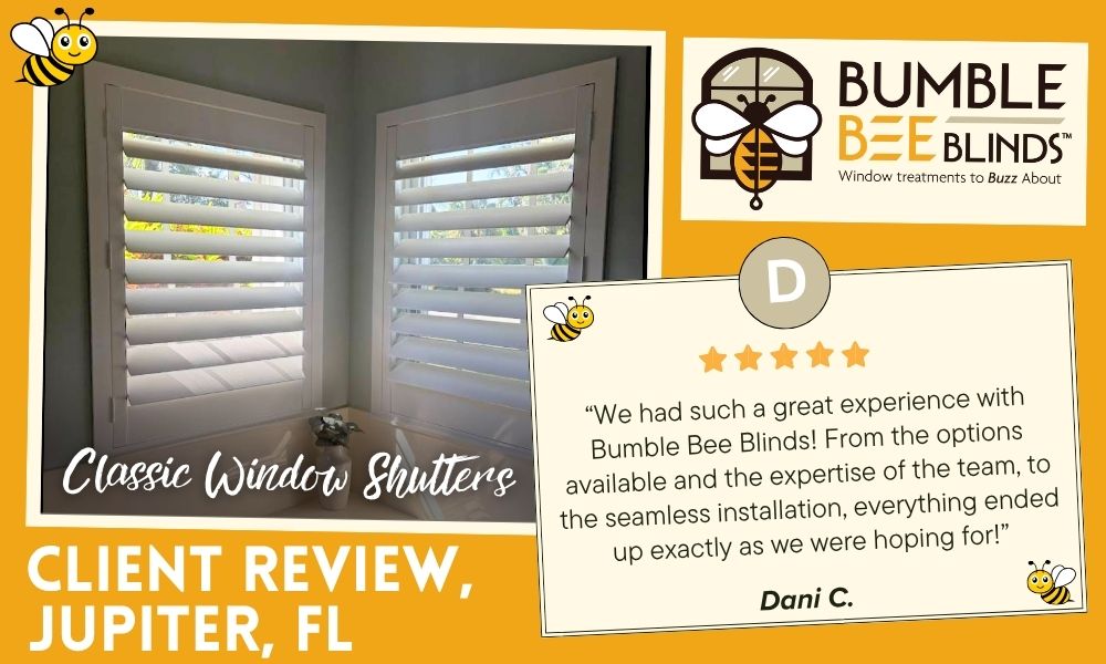 Classic Shutters Client Review in Jupiter FL