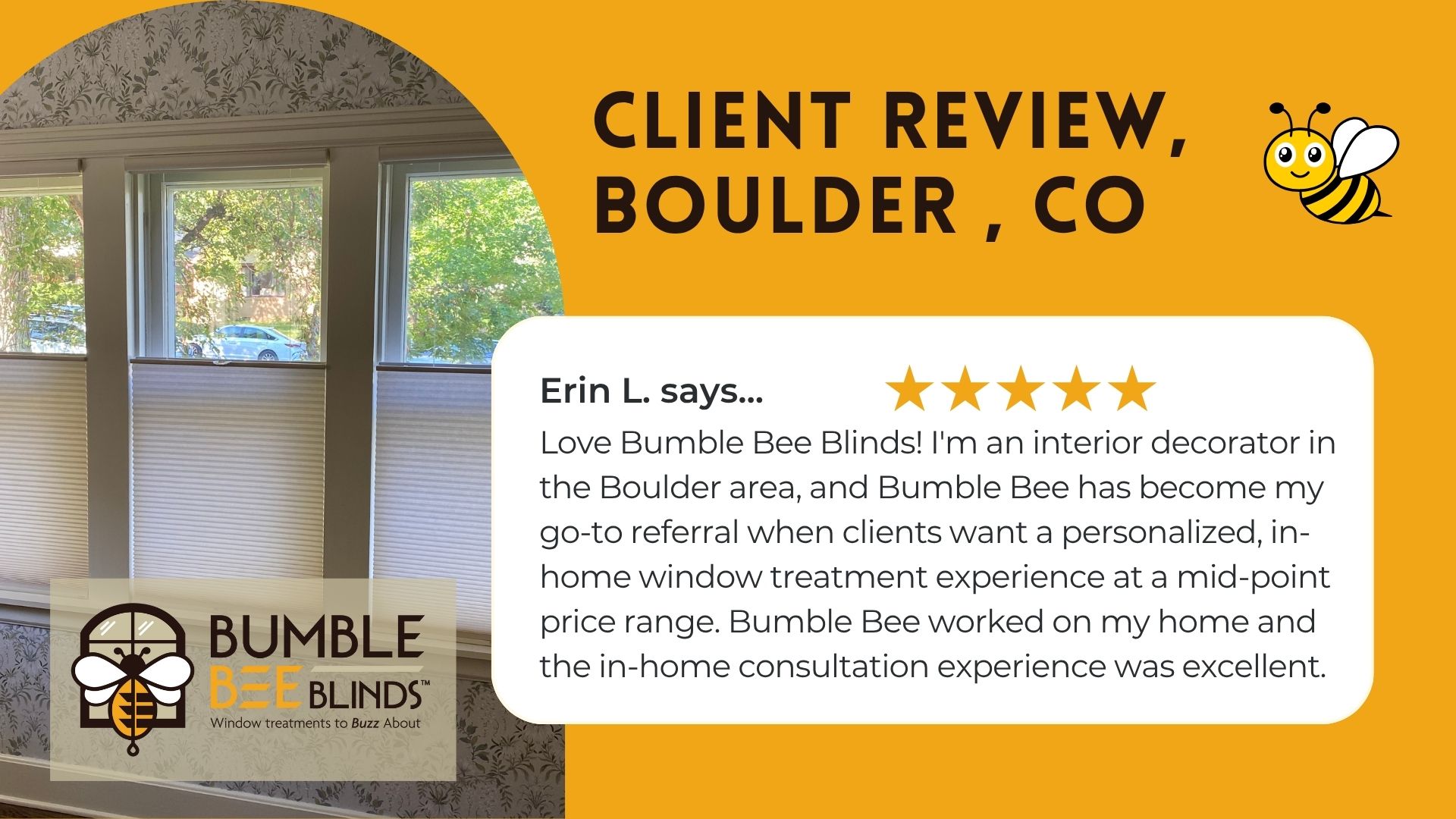 Client Review: Honeycomb Shades Installation in Boulder CO