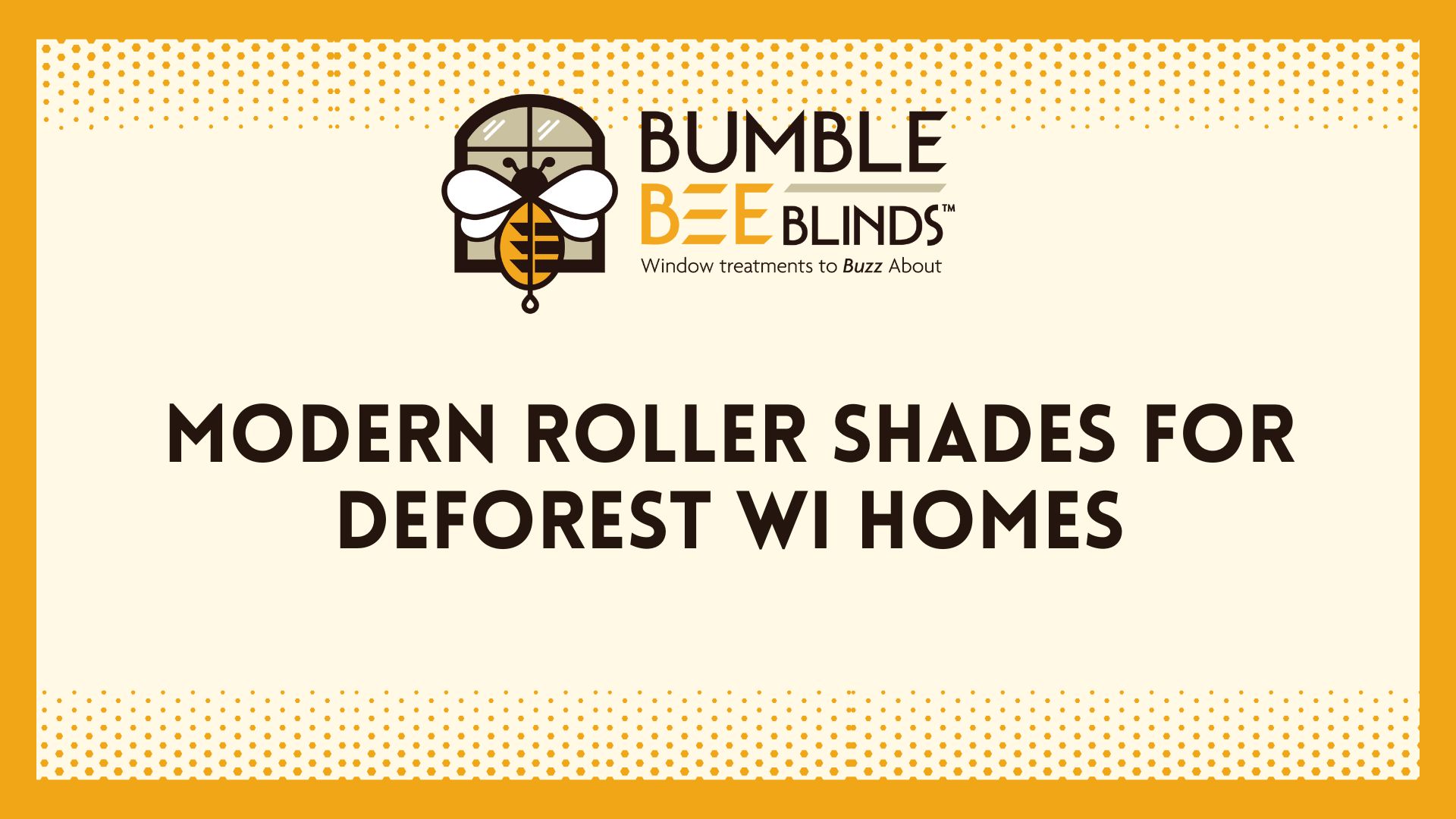 Modern Roller Shades for DeForest WI Homes