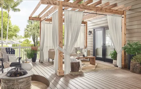 Transform Your Outdoor Living Space with Stylish & Functional Curtains