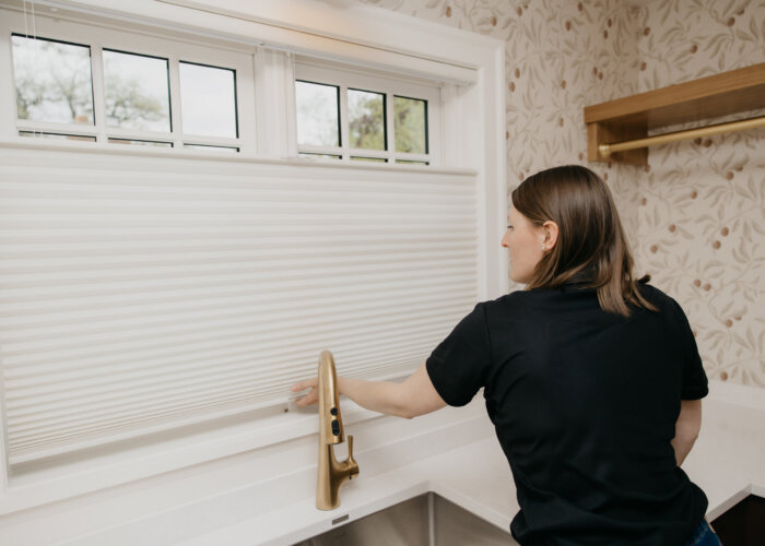 Custom Window Treatment in Mound