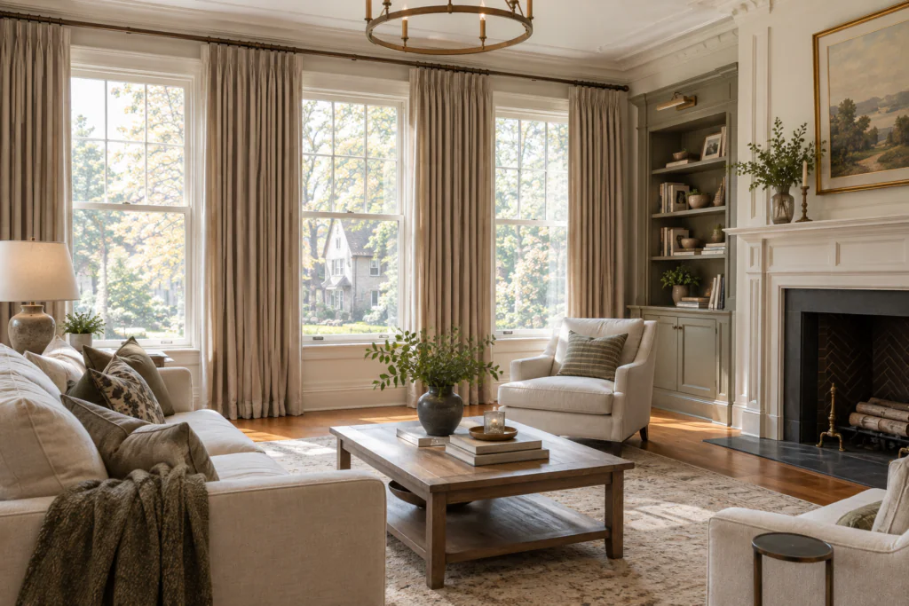 Drapes, curtains and Hardware in Montclair, NJ | Bumble Bee Blinds