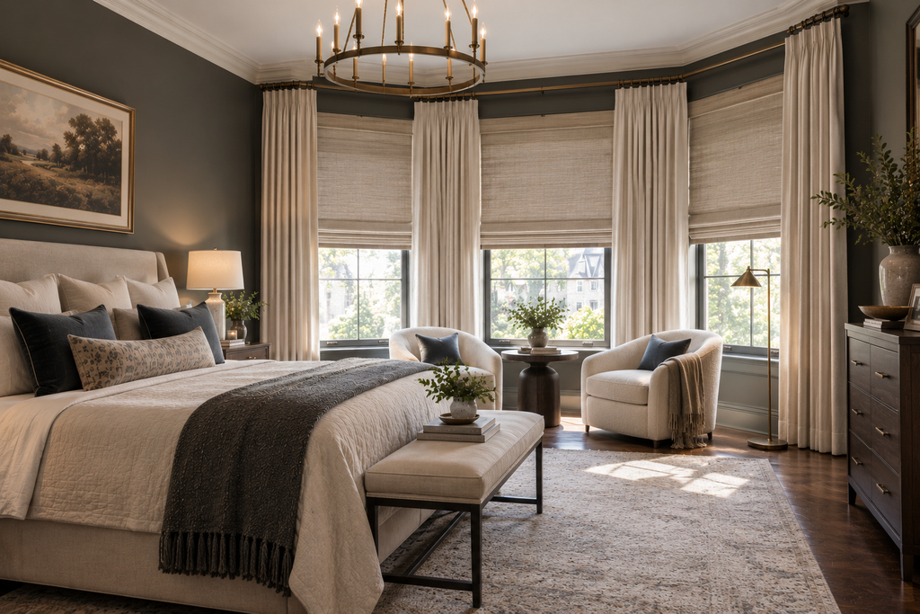 Custom drapery and curtain panels in Montclair, NJ