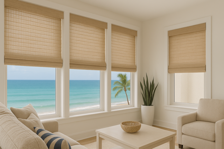Coastal Style Meets Function: Choosing the Right Custom Blinds for Palm Beach Homes