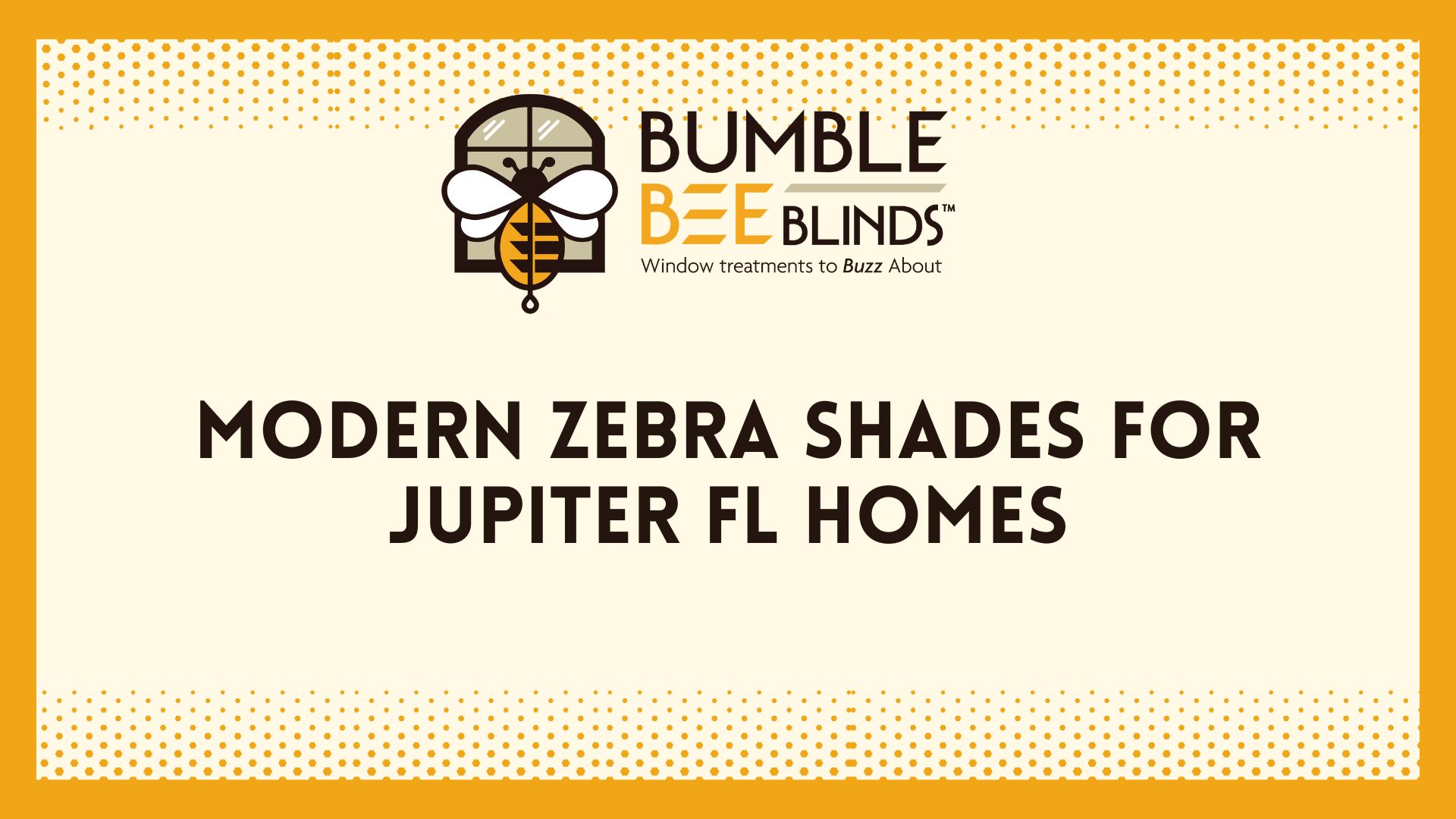 Modern Zebra Shades for Jupiter FL Homes