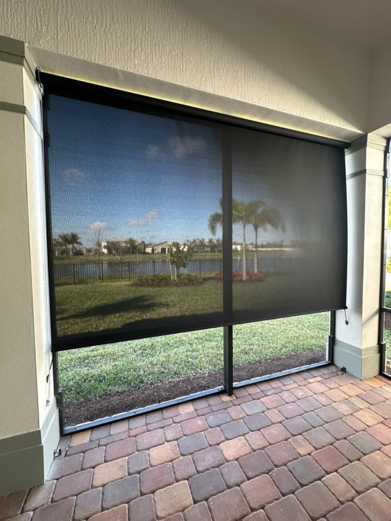 Should I Choose Manual or Motorized Outdoor Shades for My Covered Patio in North Palm Beach?