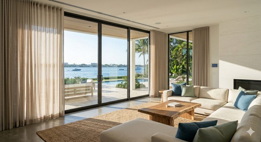 Which Drapery Styles Work Best for Modern Palm Beach Interiors?