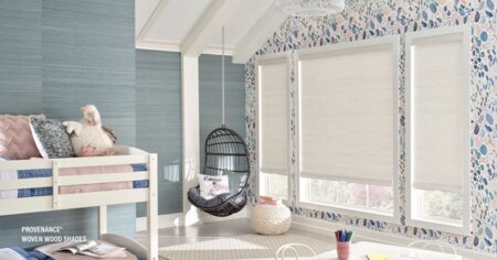 motorized Provenance Woven Wood Shades North Palm Beach FL