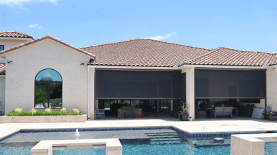 Enhance Your Outdoor Space with Oasis® Exterior Blackout Shades