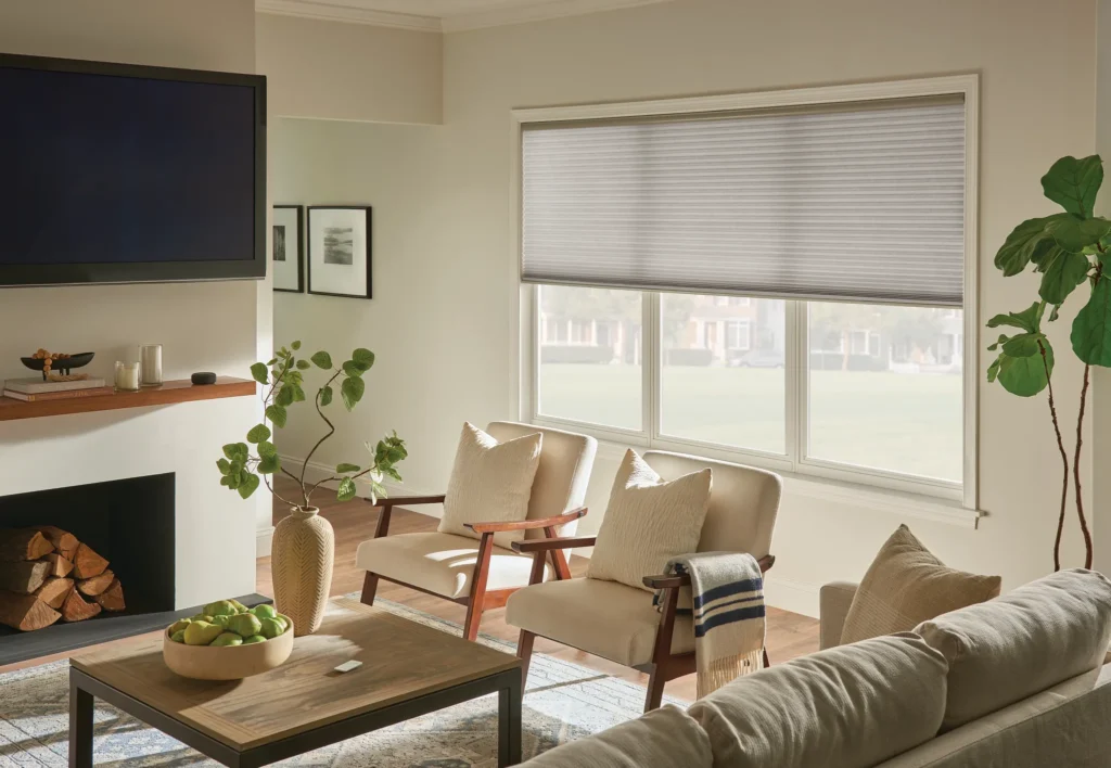 Custom cellular shades installed in Rockwall TX