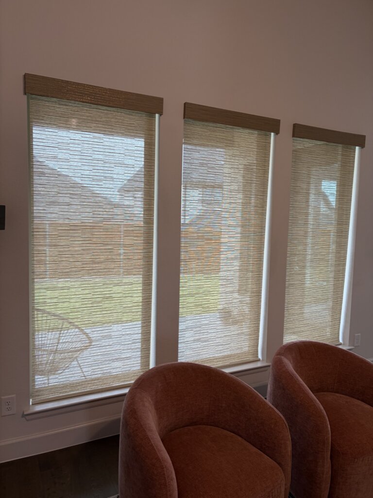 Smart motorized shades controlled with remote