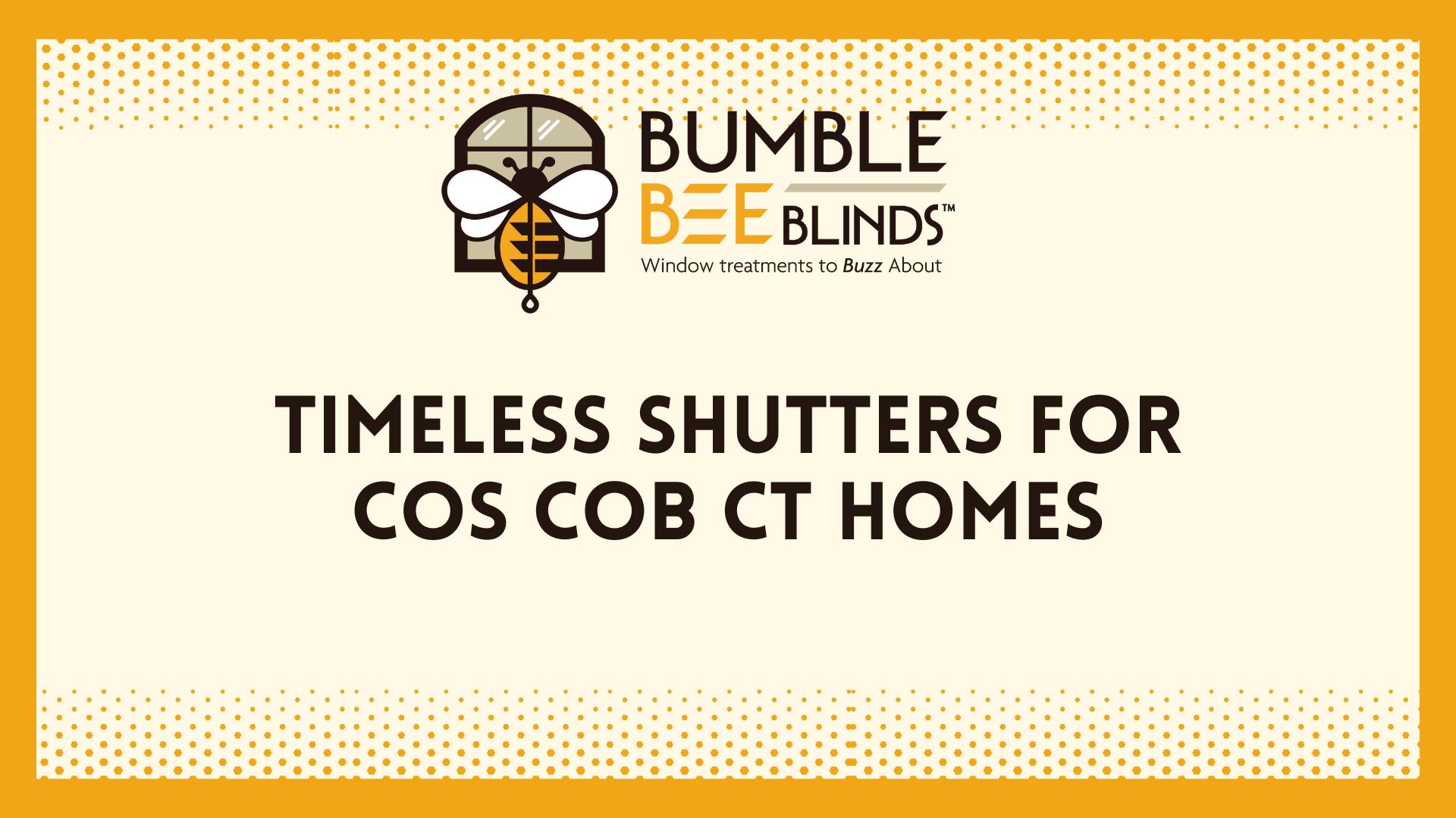 Custom Shutters for Cos Cob CT Homes