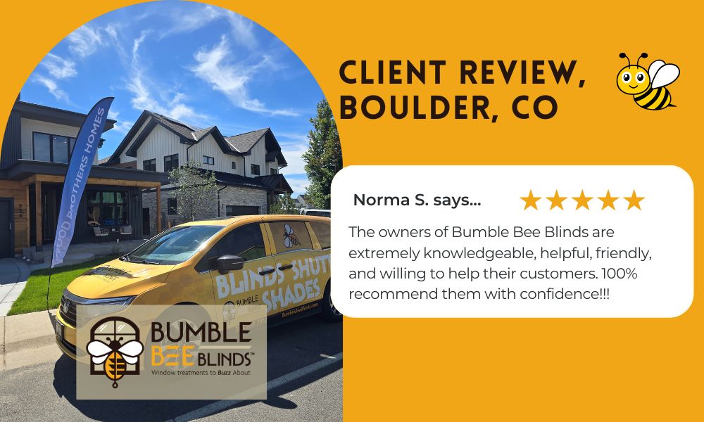 Client Review, Custom Window Treatments in Boulder CO