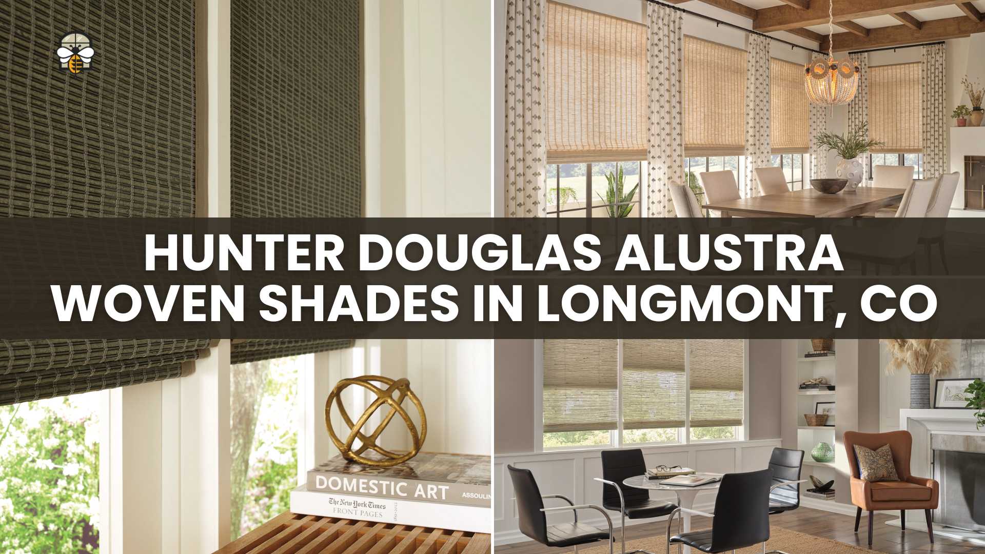 Hunter Douglas Alustra Woven Shades in Longmont CO