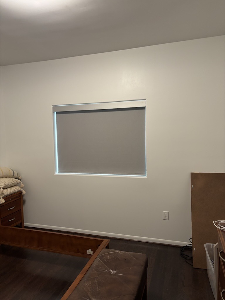 LuxHive Blackout Roller Shades in Heights Houston