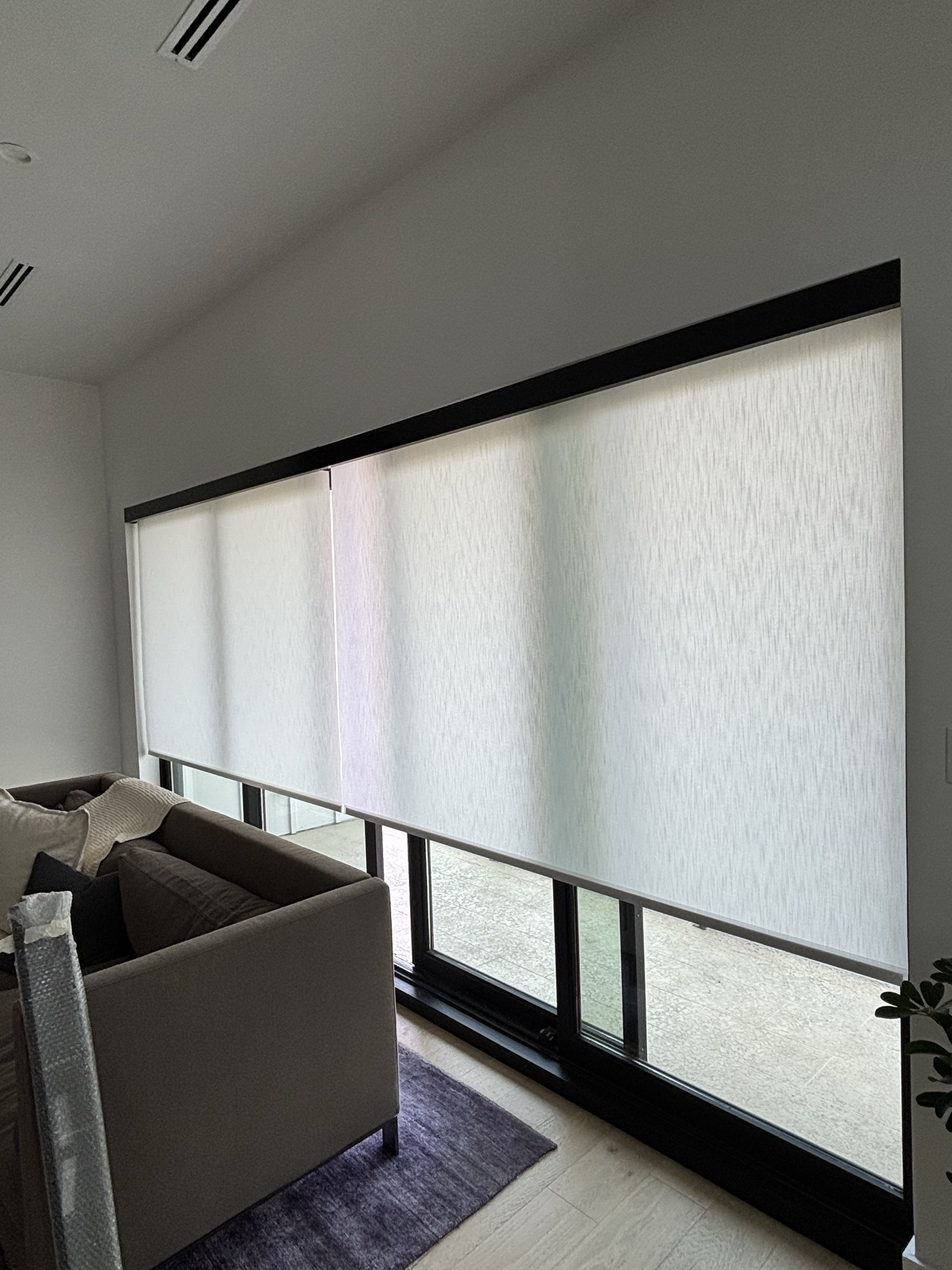 Heights Houston Roller Shade Install