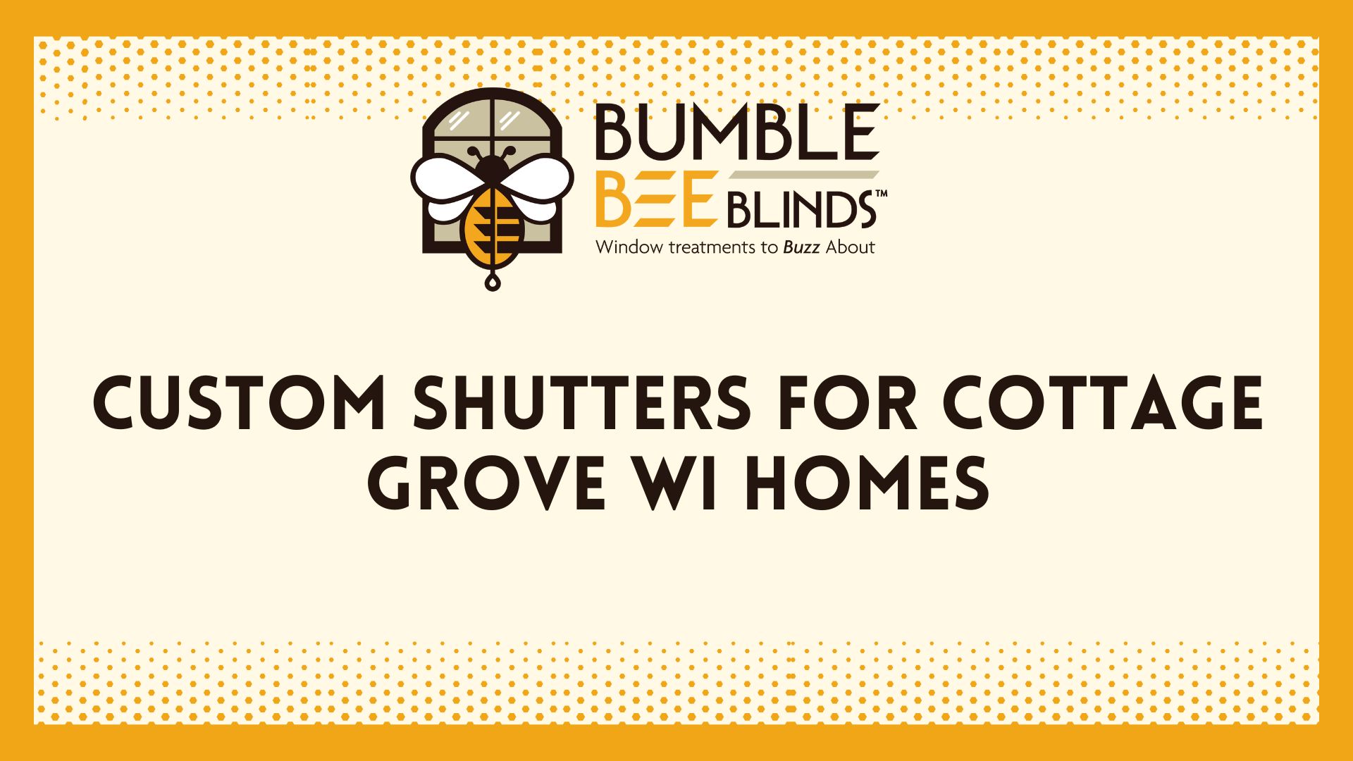 Custom Shutters in Grove WI