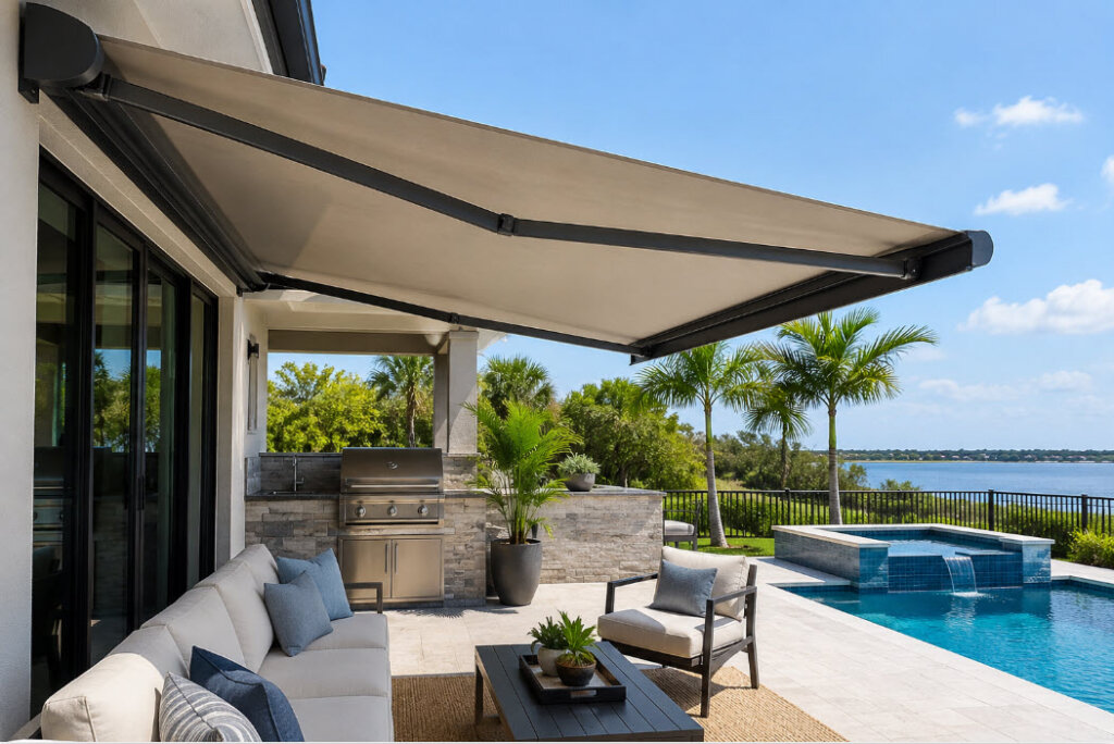 Why More Tampa Homeowners Are Choosing Motorized Awnings for Outdoor Living